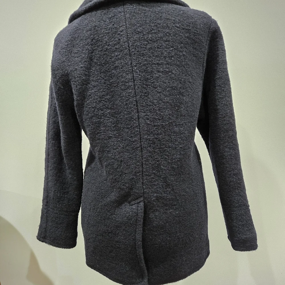 Ralph Lauren Double Breast pea coat woman's size XS Navy - Picture 2 of 7